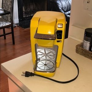 Yellow single serving Keurig